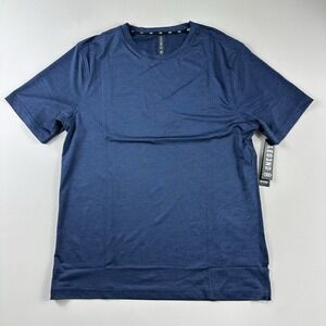 Leg3nd Inspire T Shirt Men Medium Active Training Gym Short Sleeve Blue Training